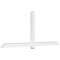 Ekena Millwork Eugene Architectural Grade PVC Gable Bracket, 96"W x 40"H x 4"D x 4"F, 10/12 Pitch GBP096X40X0404EUG00 - alternate 1